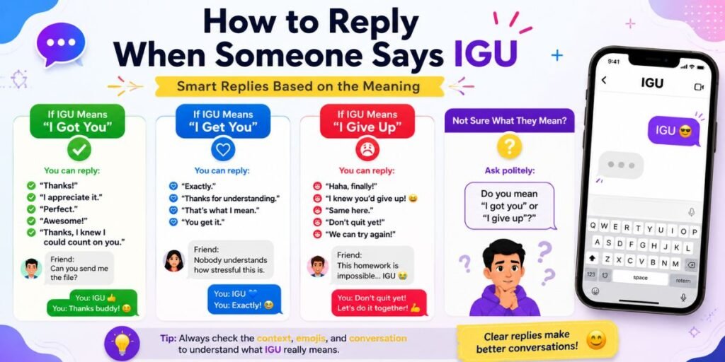 How to Reply When Someone Says IGU
