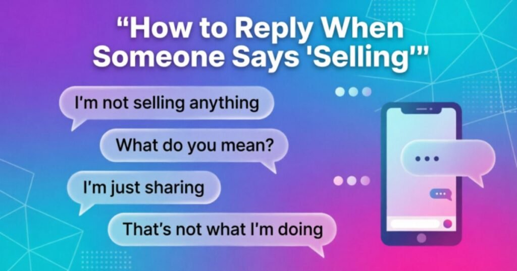 how-to-reply-when-someone-says-selling